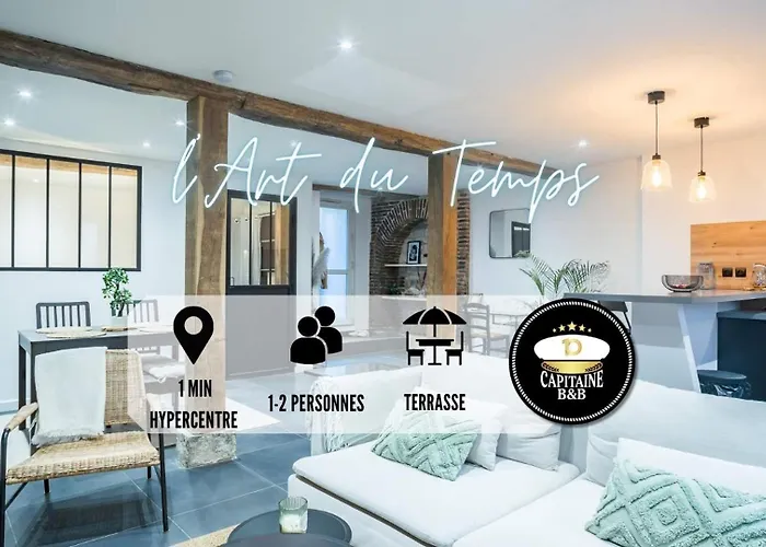 L\'Art Du Temps - Terrasse -1 Min Hypercentre
